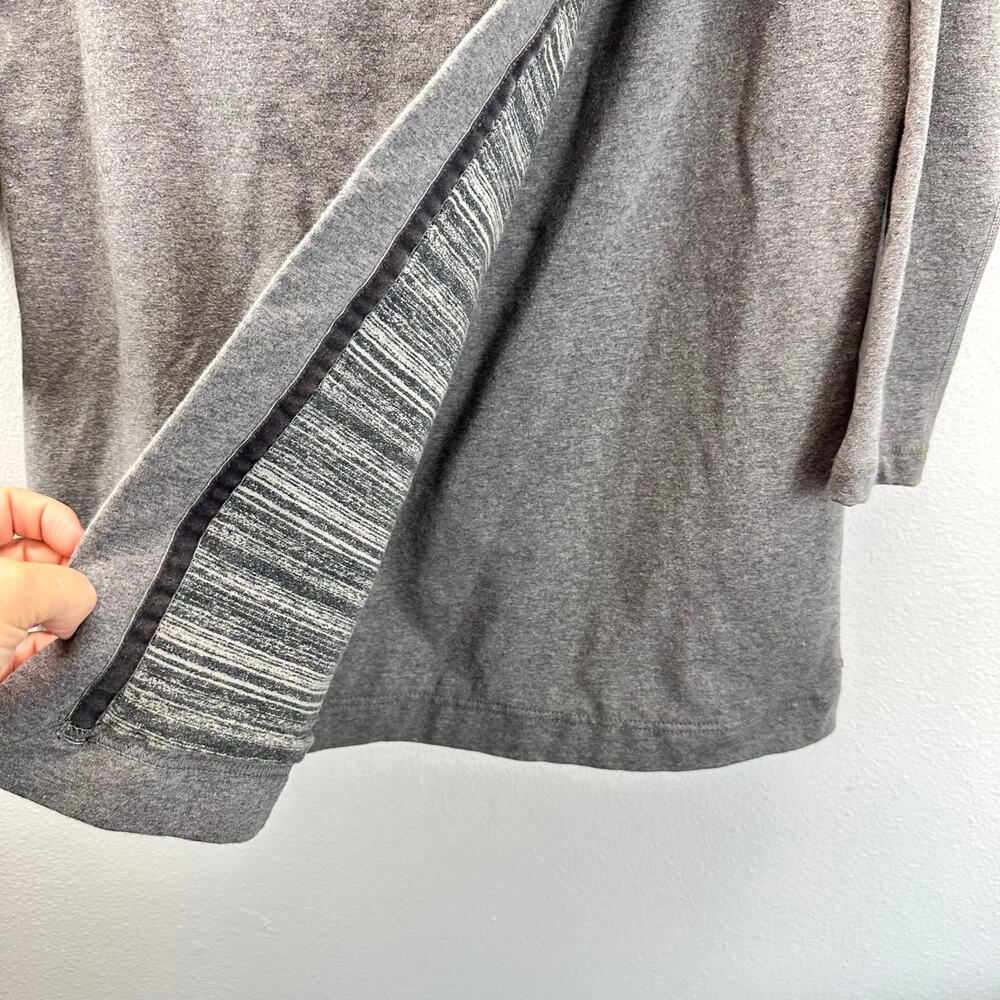 lululemon athletica Gray Sweatshirt with Striped Collar - Picture 3 of 6